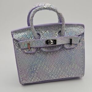 Iridescent Purple Women's Mini Handbag